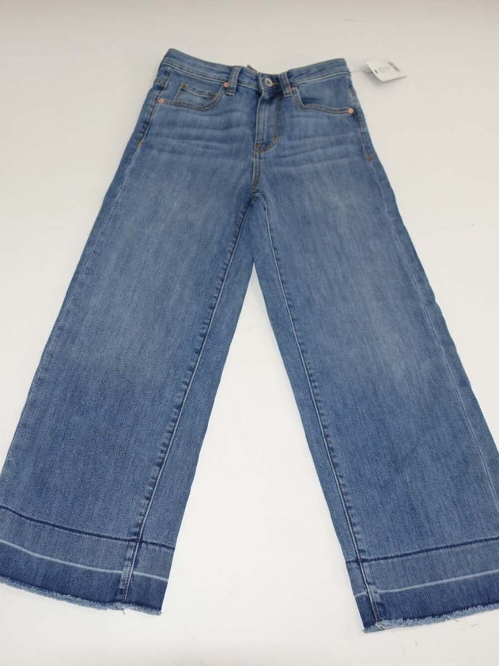 DKNY Women's High Rise Crop Jeans Size 25 NWT Blue 24.5" Inseam Stretch Denim